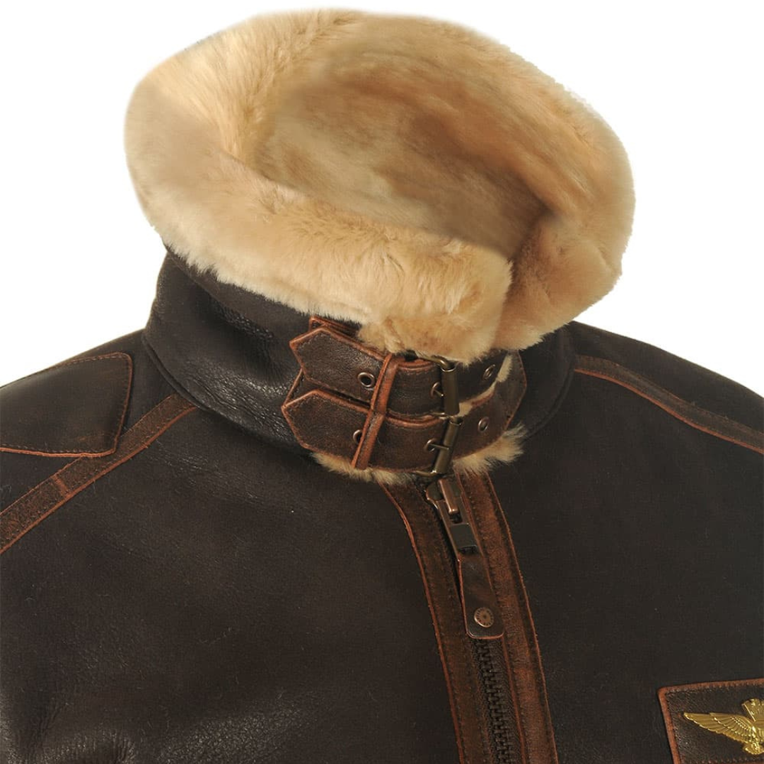 Savrani™ | Chaqueta aviador abrigada