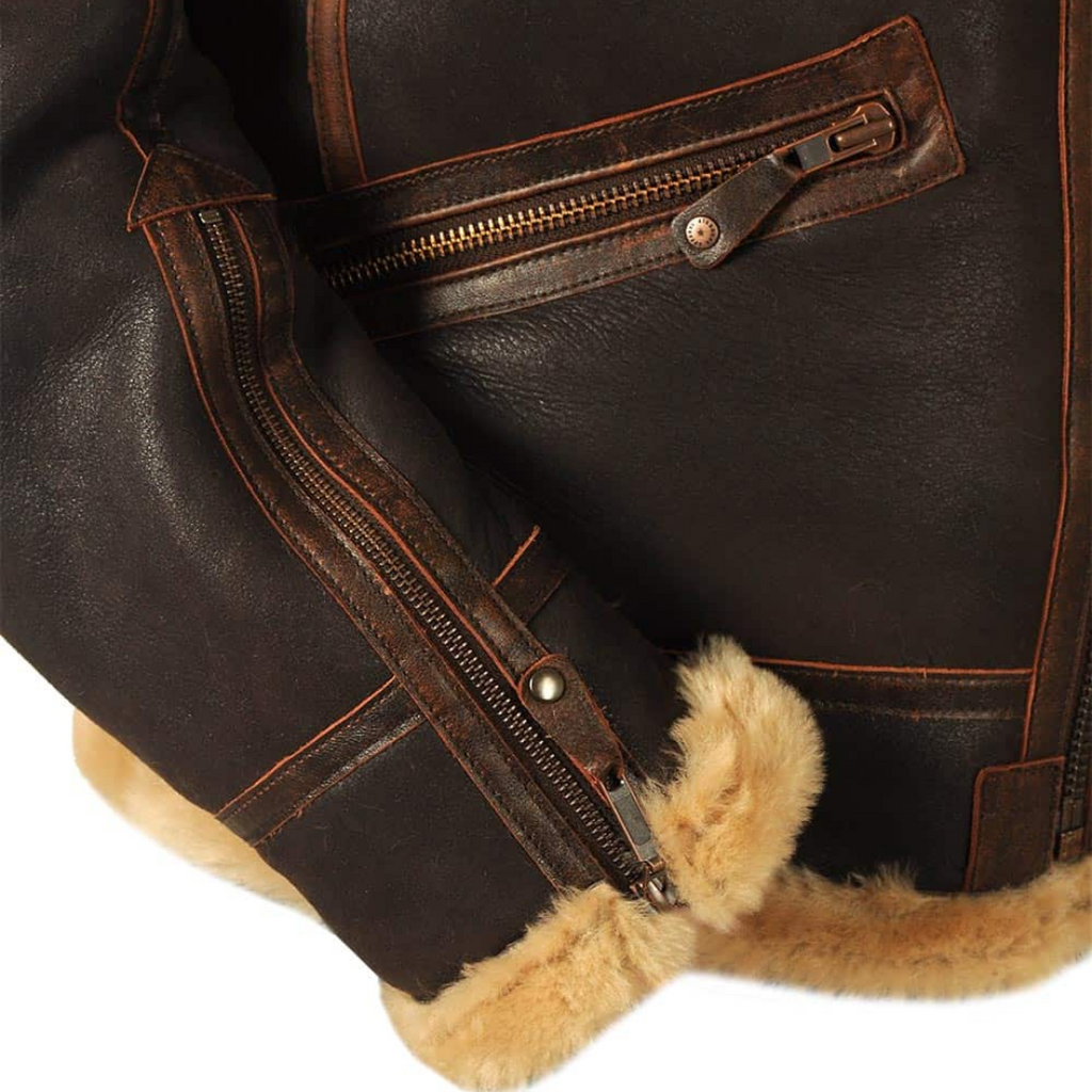 Savrani™ | Chaqueta aviador abrigada