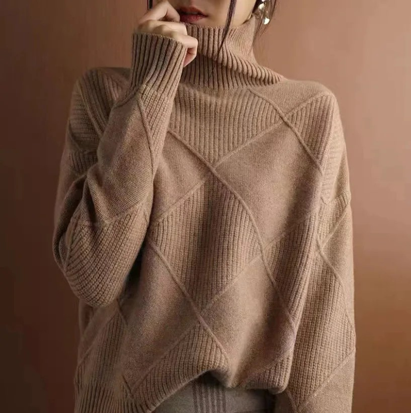 Talbot™ | Jersey de cuello alto con textura