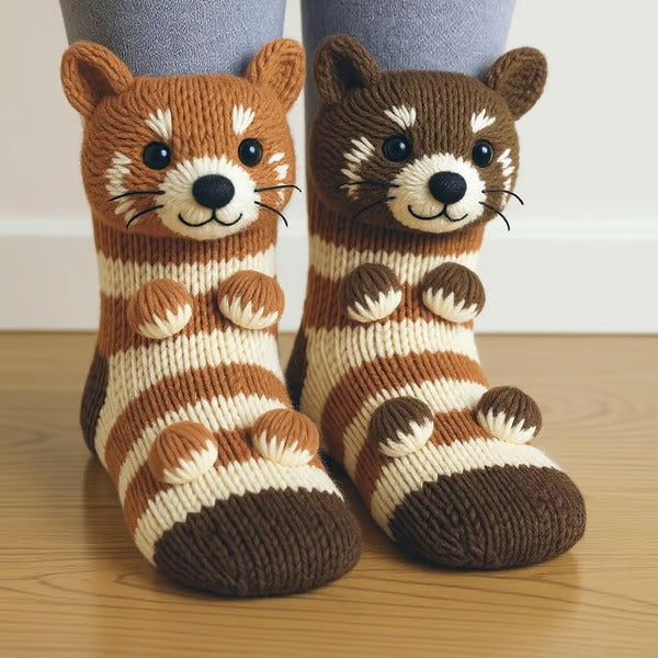 Warmie Friends™ – Calcetines de Animales 3D