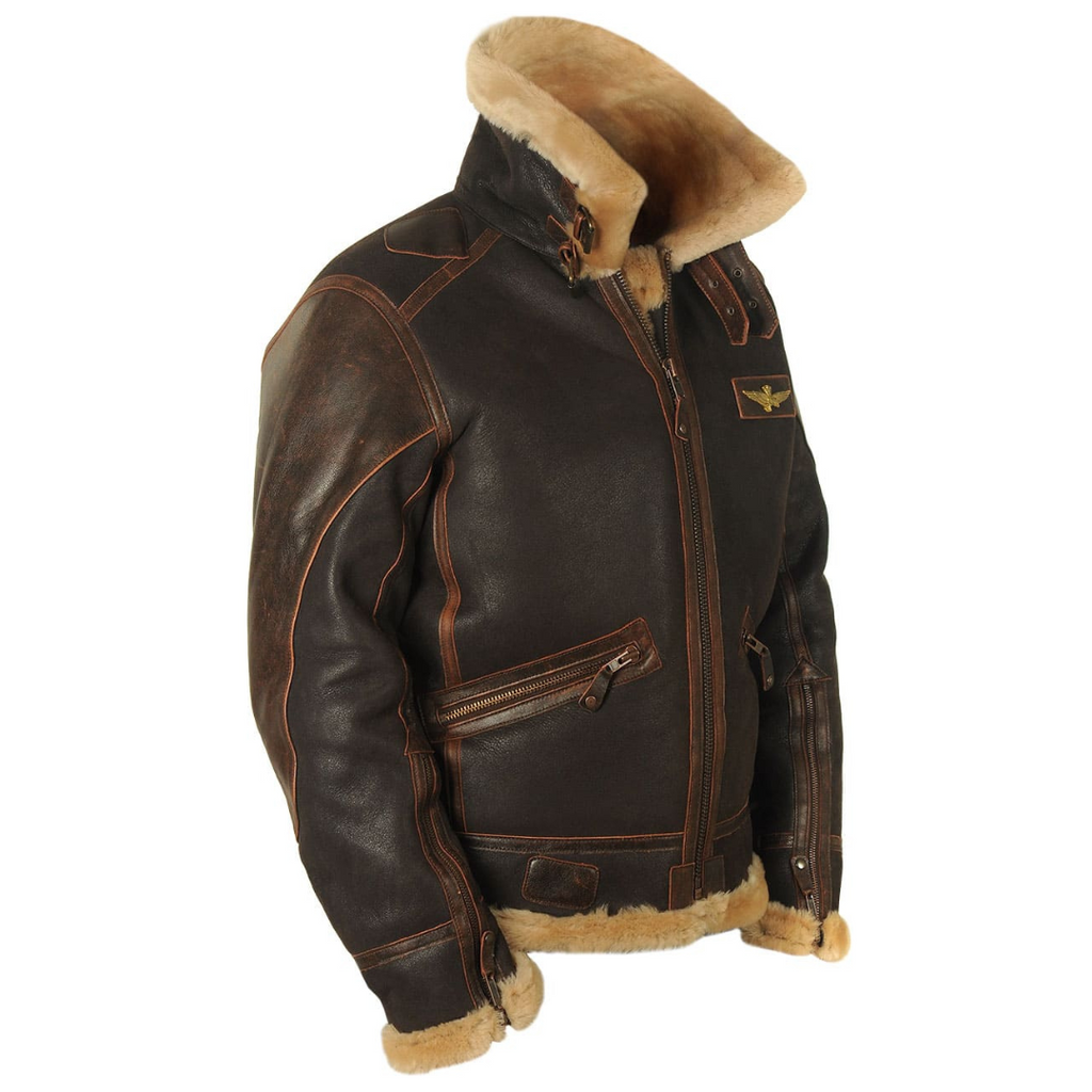 Savrani™ | Chaqueta aviador abrigada