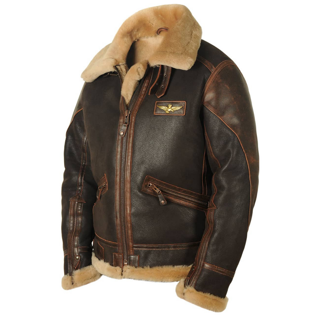 Savrani™ | Chaqueta aviador abrigada