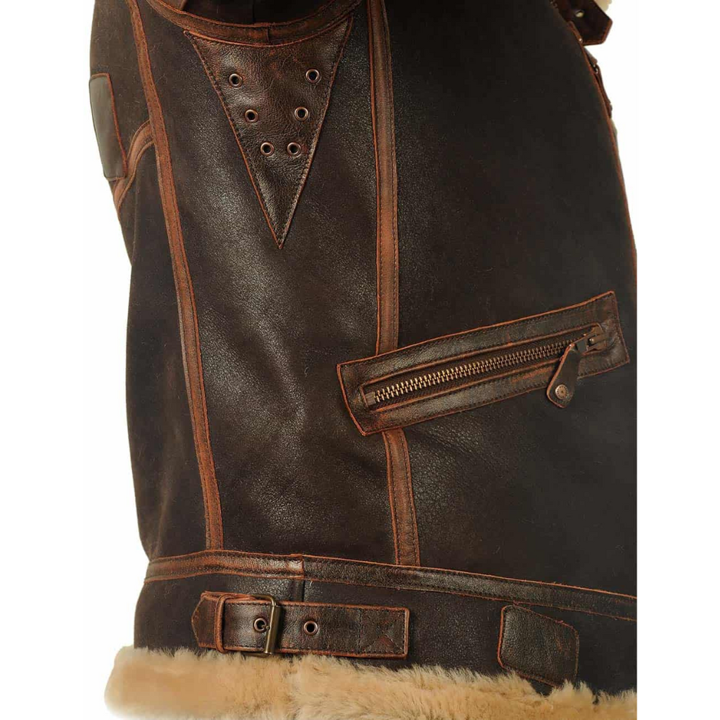Savrani™ | Chaqueta aviador abrigada