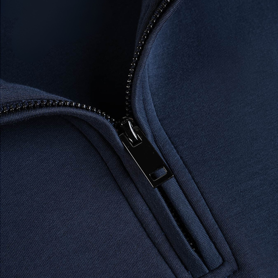 CozySpacer | Sudadera con medio cremallera