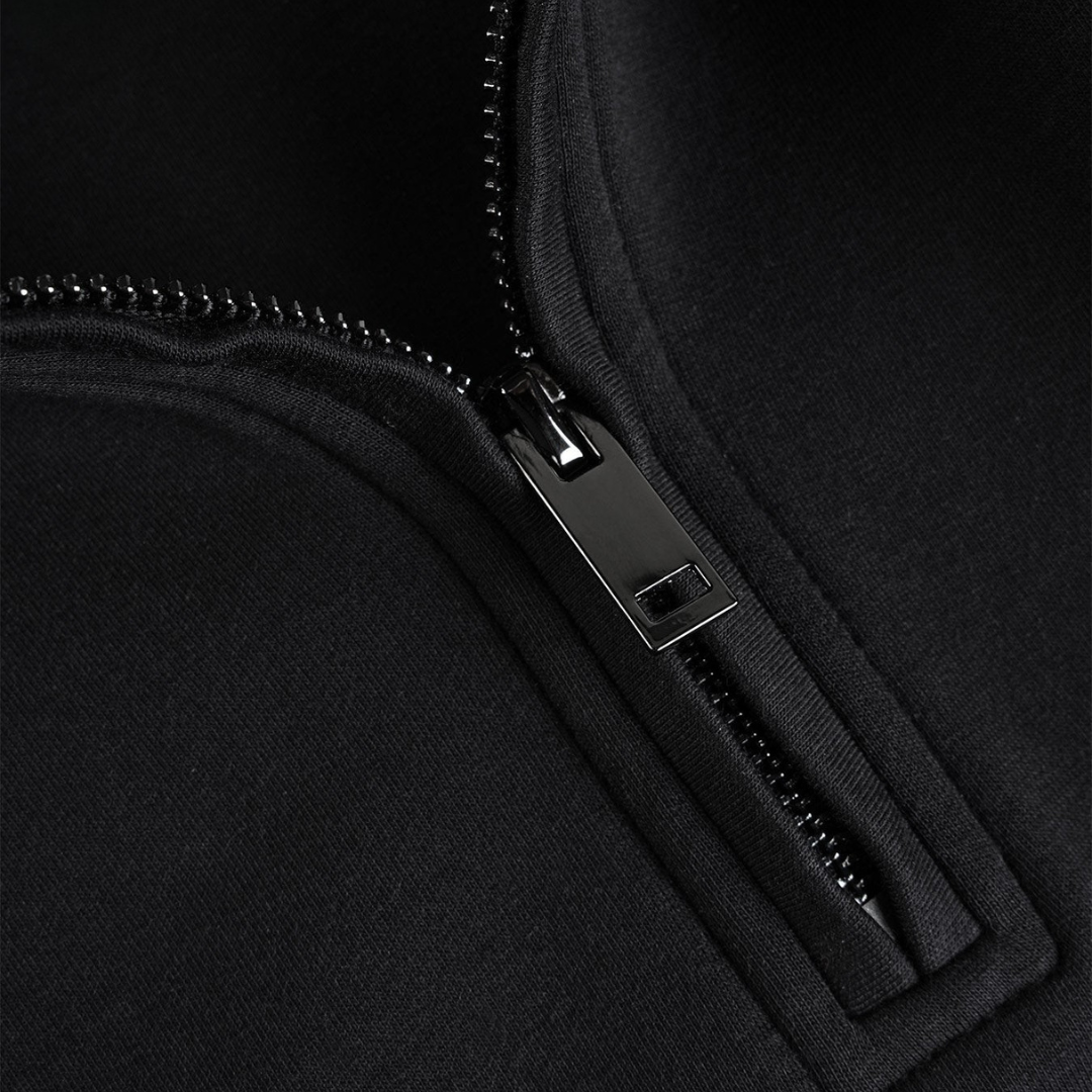 CozySpacer | Sudadera con medio cremallera