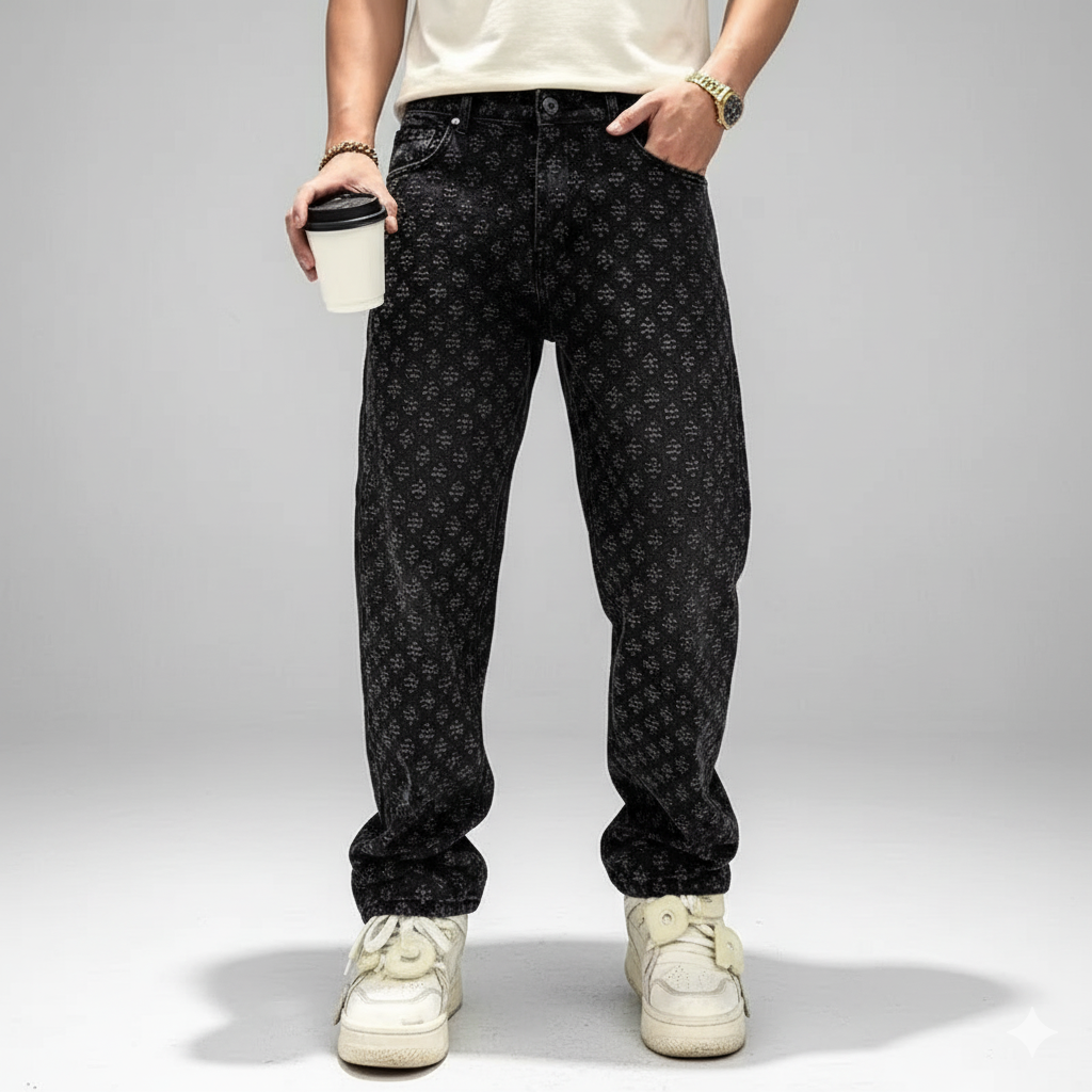 Vaqueros Jacquard Denim