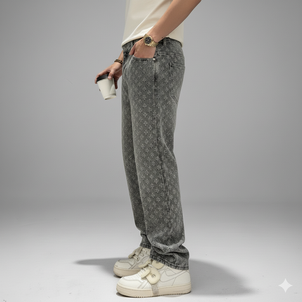 Vaqueros Jacquard Denim