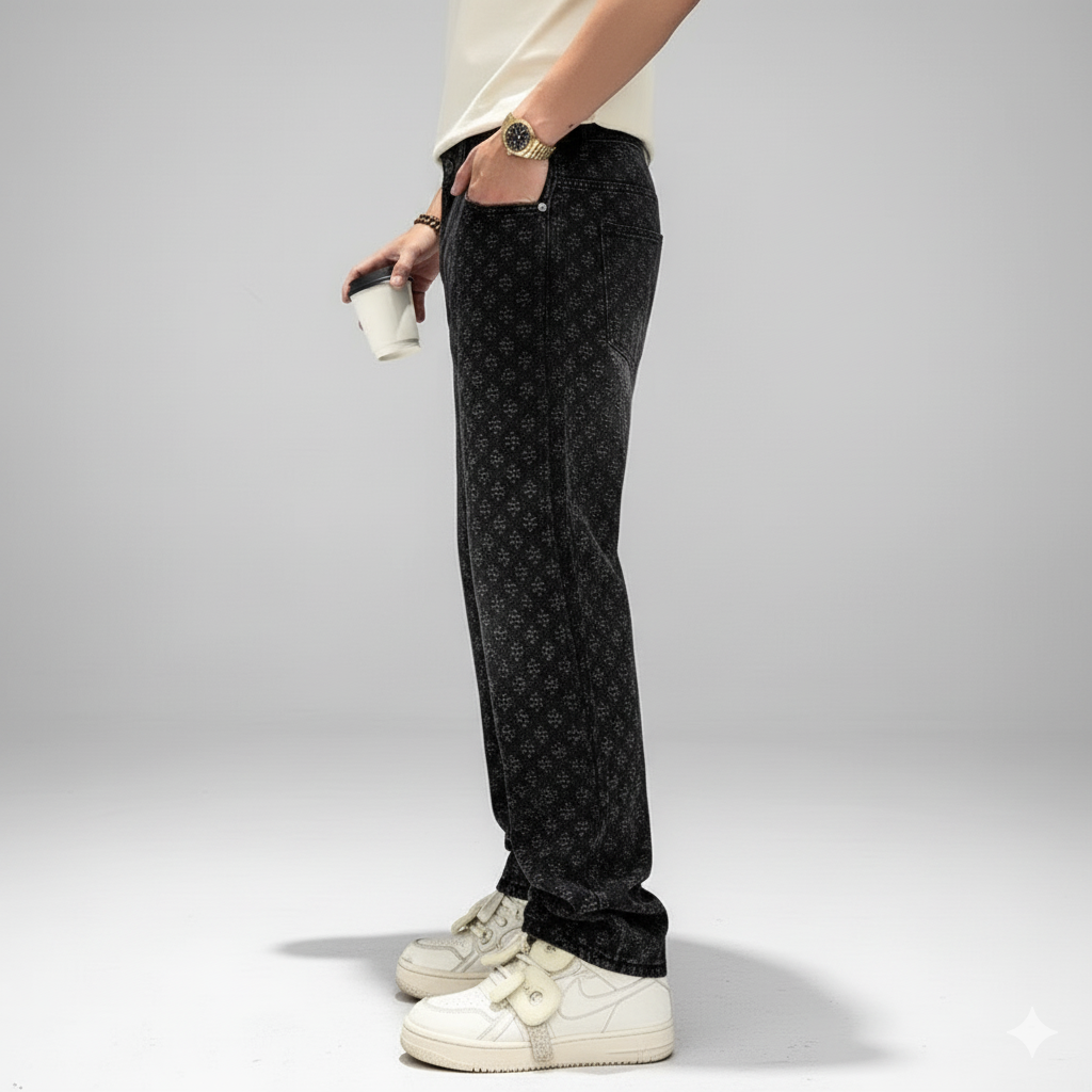 Vaqueros Jacquard Denim