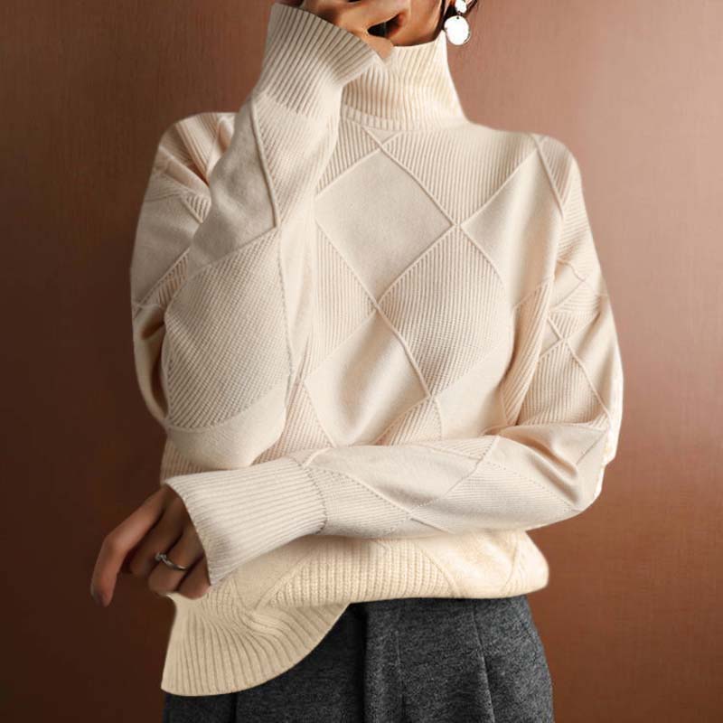 Talbot™ | Jersey de cuello alto con textura