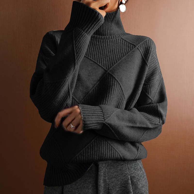 Talbot™ | Jersey de cuello alto con textura