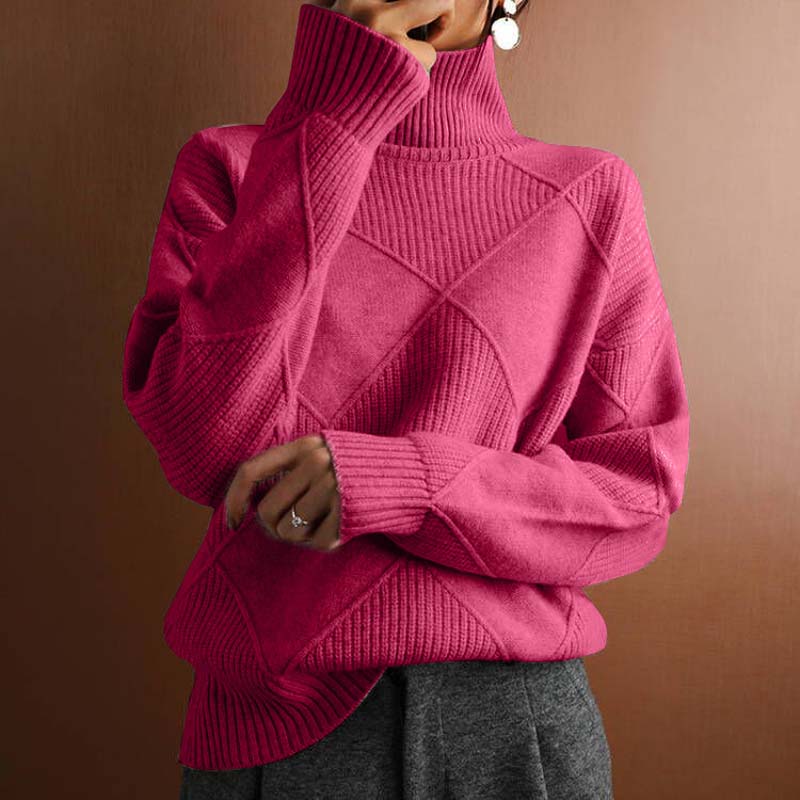 Talbot™ | Jersey de cuello alto con textura
