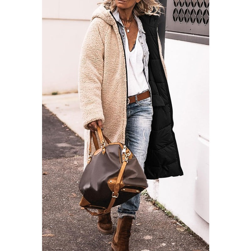 Amelia | Elegante abrigo reversible para mujer