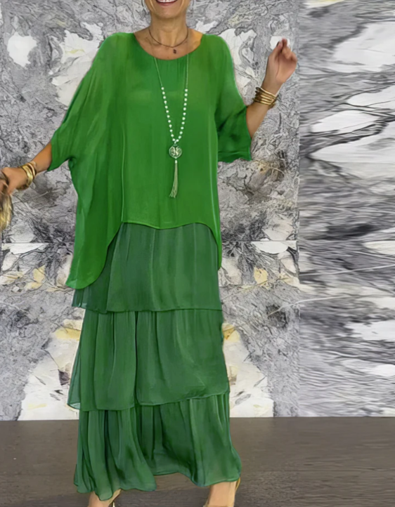 Lara | Elegante vestido largo y fluido