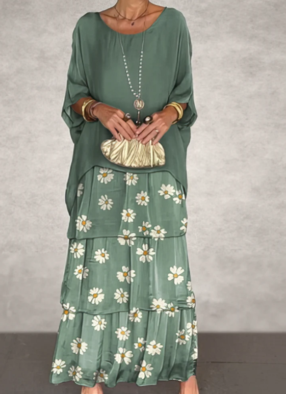 Lara | Elegante vestido largo y fluido