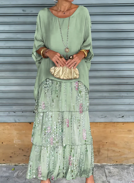 Lara | Elegante vestido largo y fluido