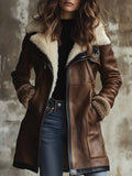 VALERIA™ | Abrigo efecto piel vintage
