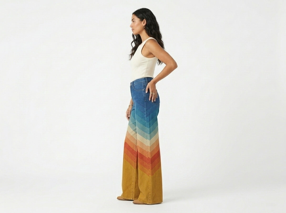 Lea™ | Pantalón Retro Zigzag Elegante
