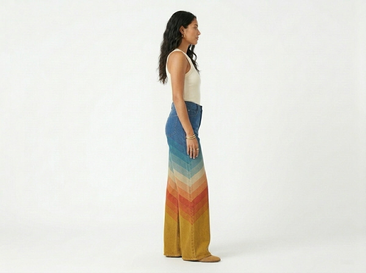 Lea™ | Pantalón Retro Zigzag Elegante