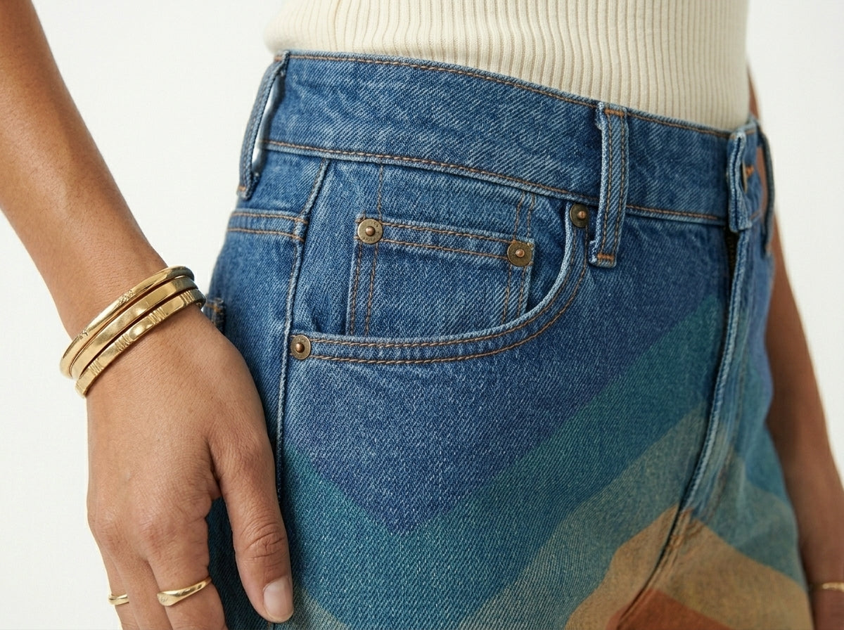 Lea™ | Pantalón Retro Zigzag Elegante