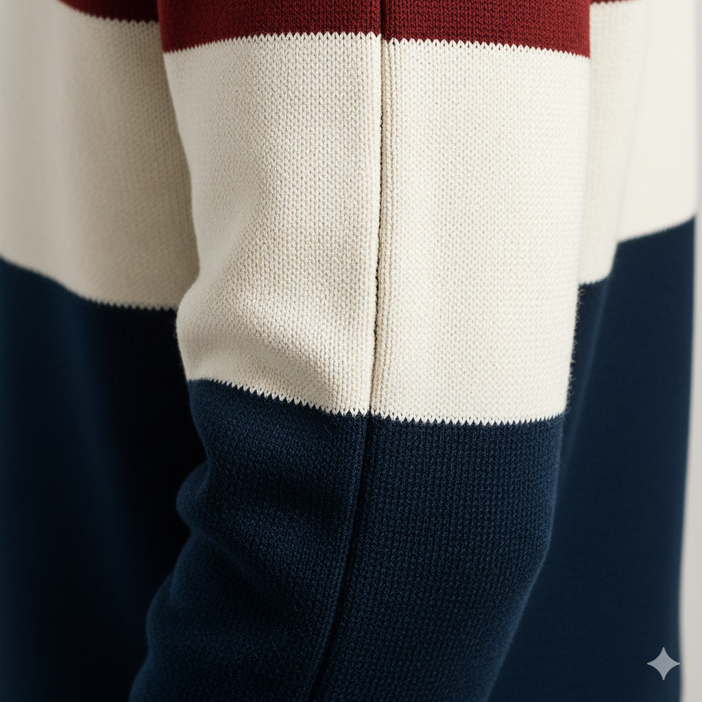 ARLO ZIP | Suéter Bicolor Premium de Media Cremallera